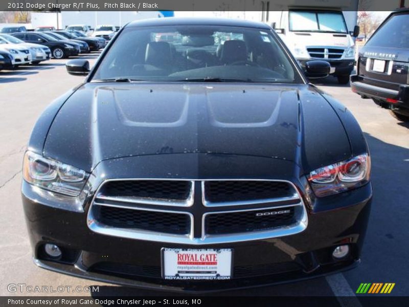 Pitch Black / Black 2012 Dodge Charger R/T Plus