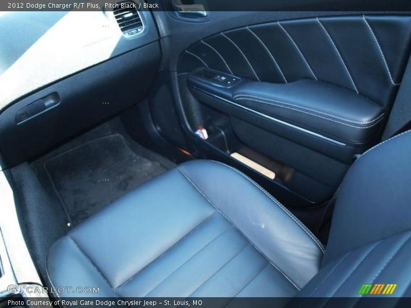 Pitch Black / Black 2012 Dodge Charger R/T Plus