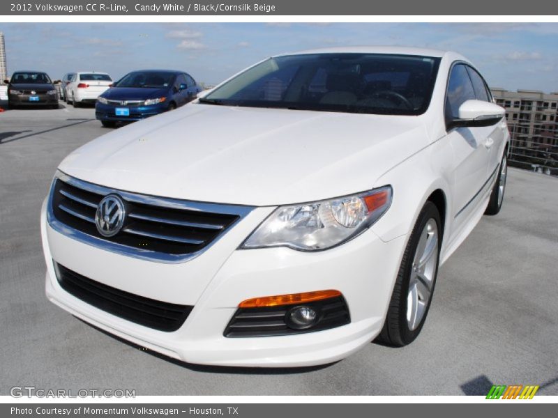 Candy White / Black/Cornsilk Beige 2012 Volkswagen CC R-Line