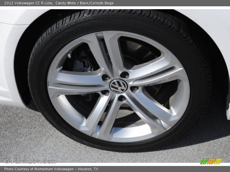 Candy White / Black/Cornsilk Beige 2012 Volkswagen CC R-Line