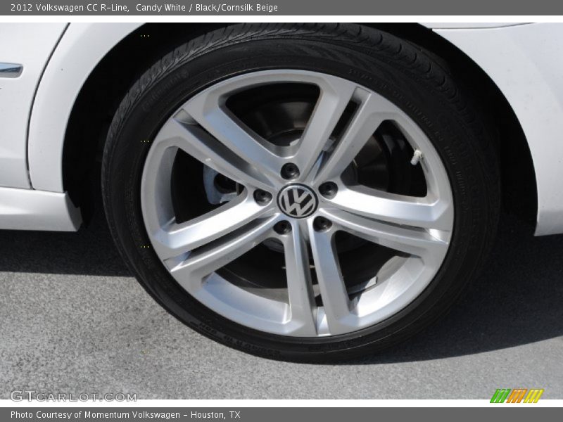 Candy White / Black/Cornsilk Beige 2012 Volkswagen CC R-Line