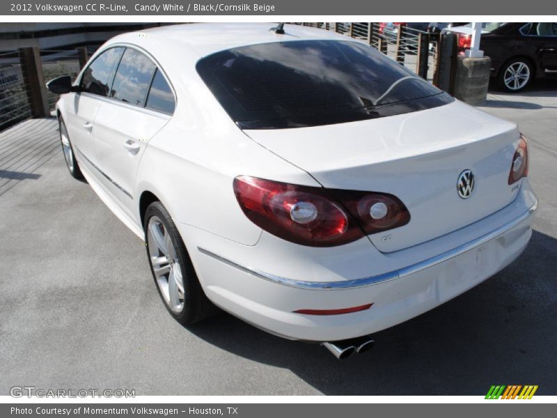 Candy White / Black/Cornsilk Beige 2012 Volkswagen CC R-Line