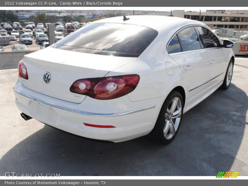 Candy White / Black/Cornsilk Beige 2012 Volkswagen CC R-Line
