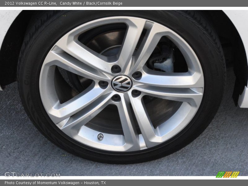 Candy White / Black/Cornsilk Beige 2012 Volkswagen CC R-Line