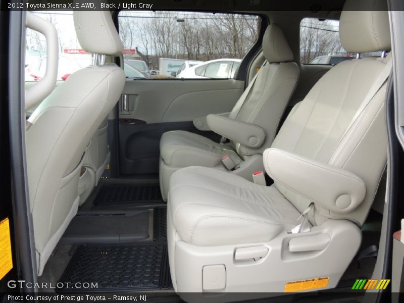 Black / Light Gray 2012 Toyota Sienna XLE AWD
