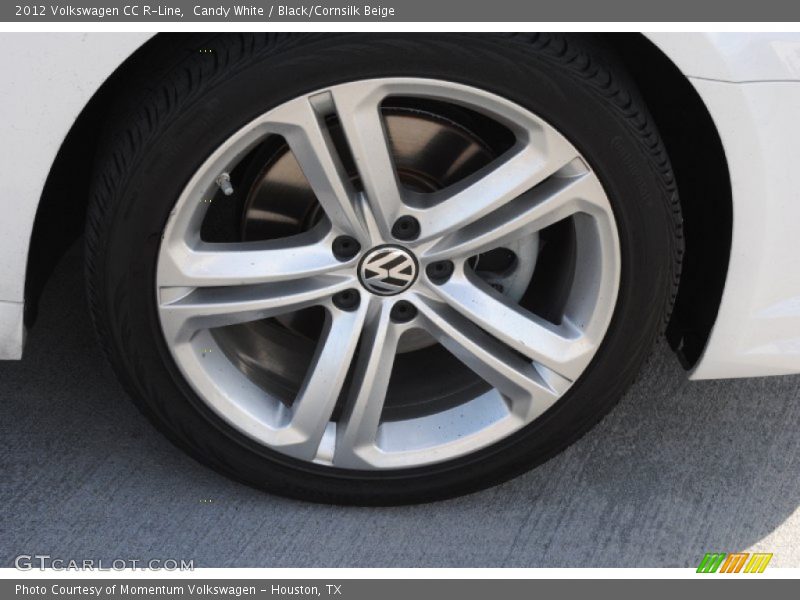 Candy White / Black/Cornsilk Beige 2012 Volkswagen CC R-Line