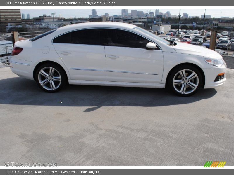 Candy White / Black/Cornsilk Beige 2012 Volkswagen CC R-Line
