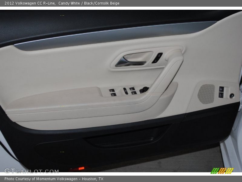Candy White / Black/Cornsilk Beige 2012 Volkswagen CC R-Line