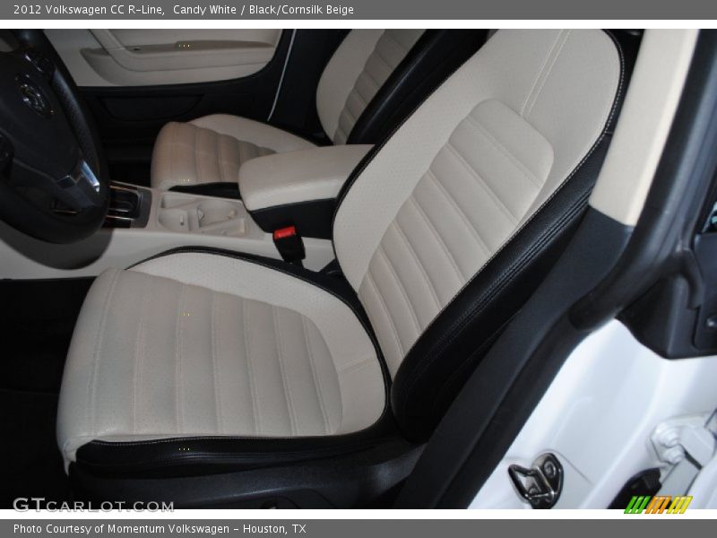 Candy White / Black/Cornsilk Beige 2012 Volkswagen CC R-Line