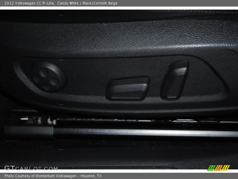 Candy White / Black/Cornsilk Beige 2012 Volkswagen CC R-Line