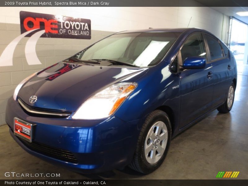 Spectra Blue Mica / Dark Gray 2009 Toyota Prius Hybrid