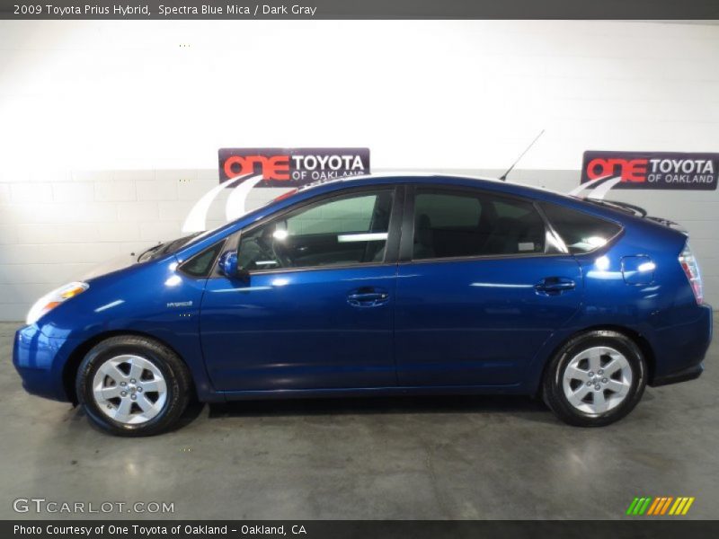 Spectra Blue Mica / Dark Gray 2009 Toyota Prius Hybrid
