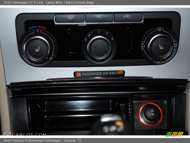 Candy White / Black/Cornsilk Beige 2012 Volkswagen CC R-Line