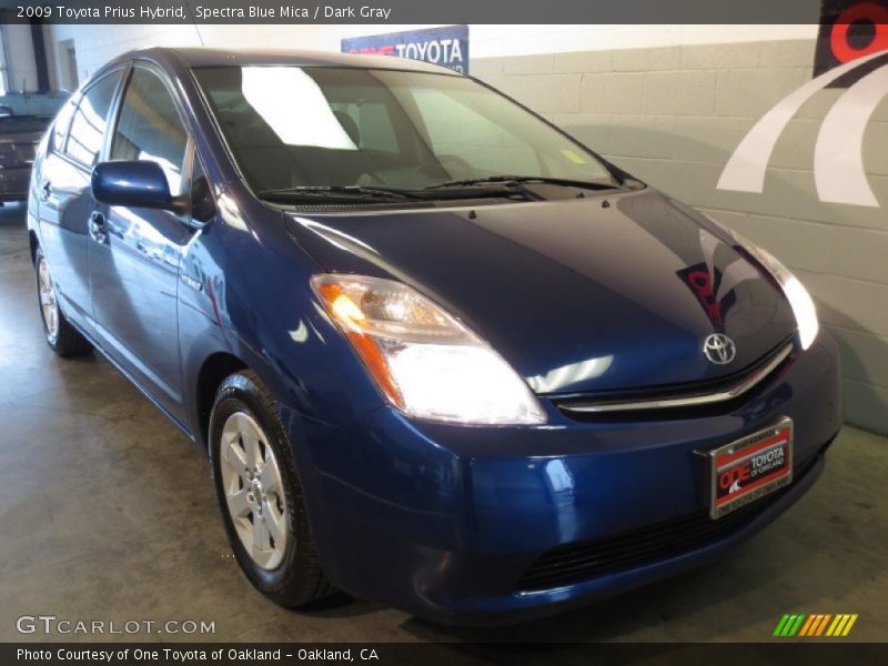 Spectra Blue Mica / Dark Gray 2009 Toyota Prius Hybrid