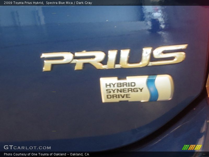 Spectra Blue Mica / Dark Gray 2009 Toyota Prius Hybrid