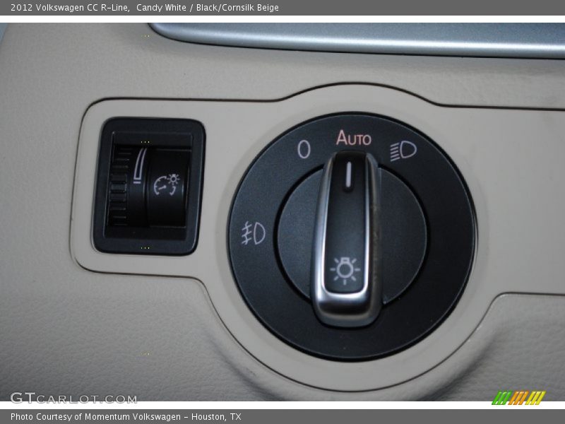 Candy White / Black/Cornsilk Beige 2012 Volkswagen CC R-Line