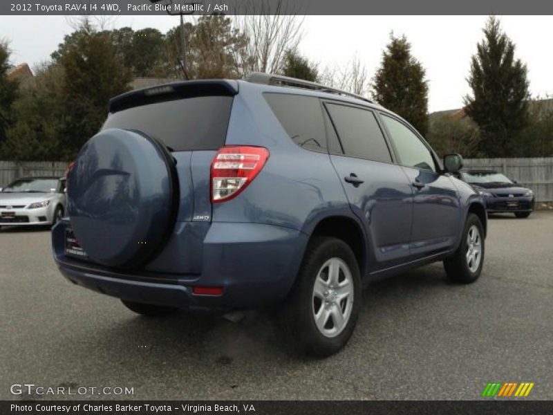 Pacific Blue Metallic / Ash 2012 Toyota RAV4 I4 4WD