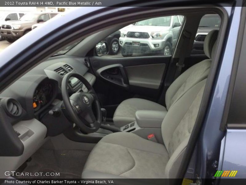 Pacific Blue Metallic / Ash 2012 Toyota RAV4 I4 4WD
