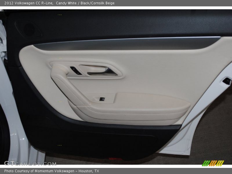 Candy White / Black/Cornsilk Beige 2012 Volkswagen CC R-Line