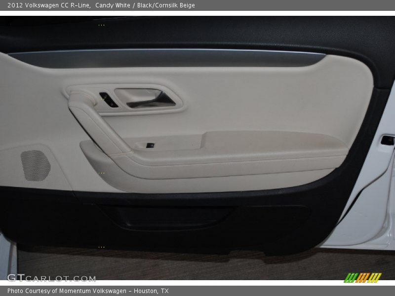 Candy White / Black/Cornsilk Beige 2012 Volkswagen CC R-Line