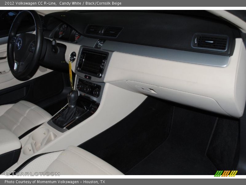 Candy White / Black/Cornsilk Beige 2012 Volkswagen CC R-Line