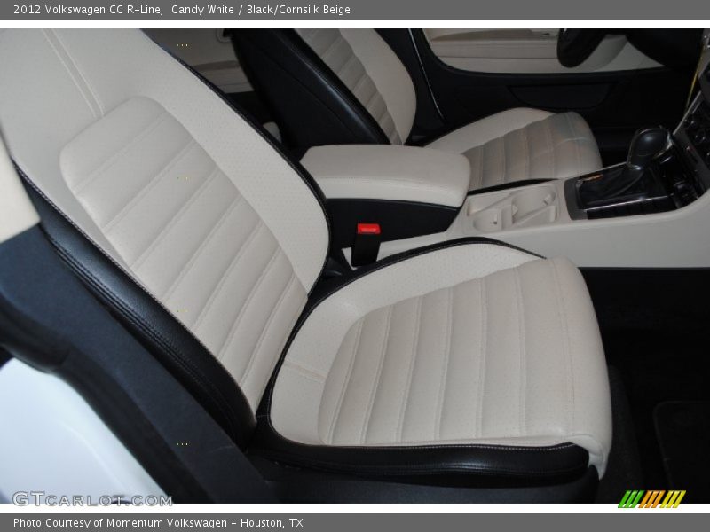 Candy White / Black/Cornsilk Beige 2012 Volkswagen CC R-Line