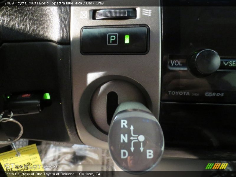 Spectra Blue Mica / Dark Gray 2009 Toyota Prius Hybrid