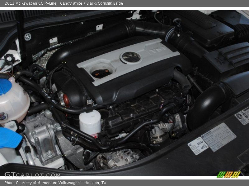 Candy White / Black/Cornsilk Beige 2012 Volkswagen CC R-Line
