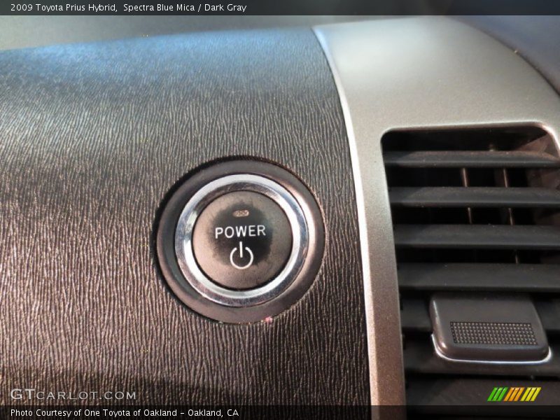 Spectra Blue Mica / Dark Gray 2009 Toyota Prius Hybrid