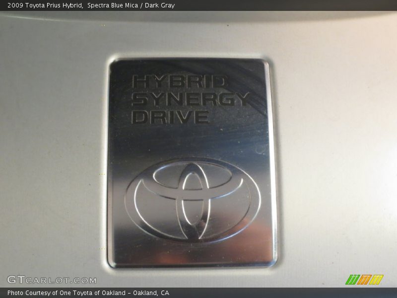 Spectra Blue Mica / Dark Gray 2009 Toyota Prius Hybrid