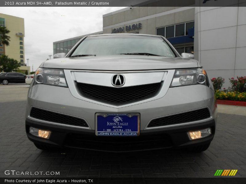 Palladium Metallic / Graystone 2013 Acura MDX SH-AWD