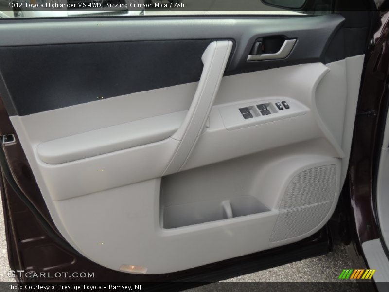 Sizzling Crimson Mica / Ash 2012 Toyota Highlander V6 4WD