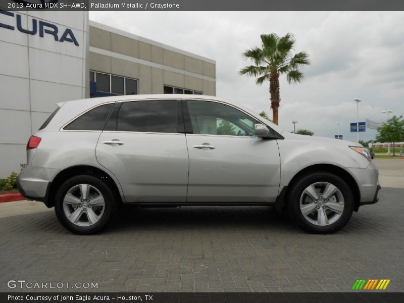 Palladium Metallic / Graystone 2013 Acura MDX SH-AWD