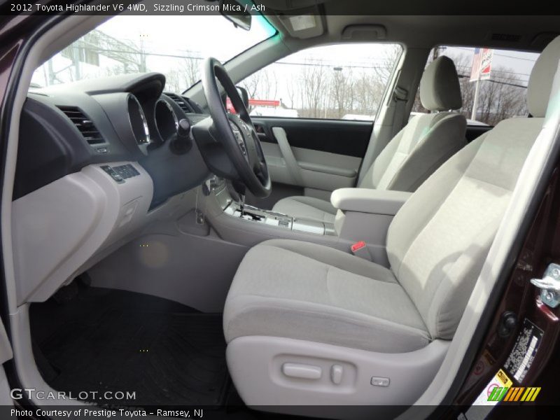 Sizzling Crimson Mica / Ash 2012 Toyota Highlander V6 4WD
