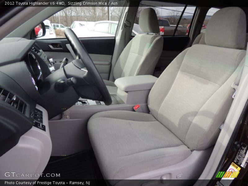 Sizzling Crimson Mica / Ash 2012 Toyota Highlander V6 4WD