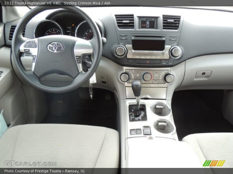 Sizzling Crimson Mica / Ash 2012 Toyota Highlander V6 4WD