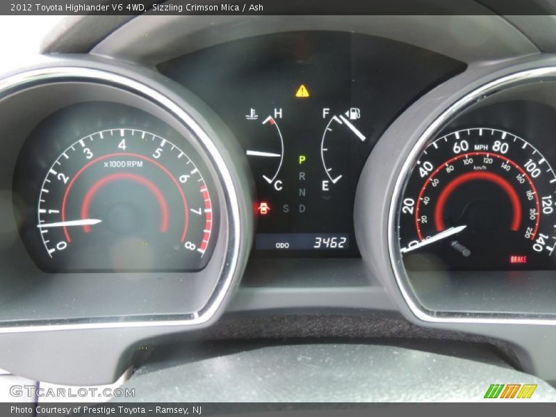 Sizzling Crimson Mica / Ash 2012 Toyota Highlander V6 4WD