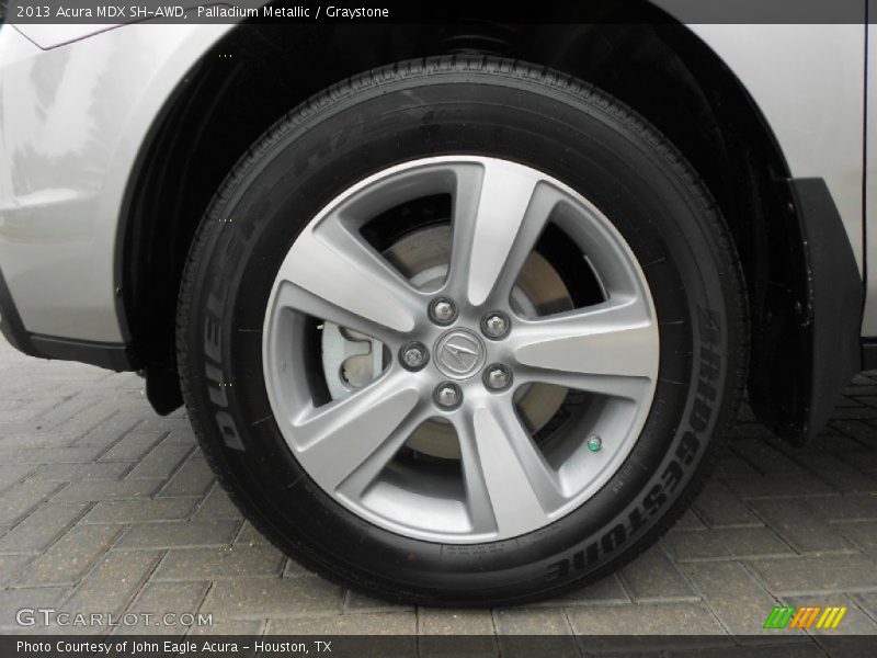 Palladium Metallic / Graystone 2013 Acura MDX SH-AWD