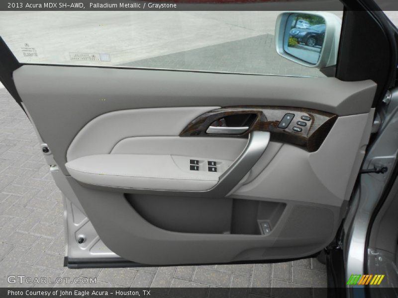Palladium Metallic / Graystone 2013 Acura MDX SH-AWD