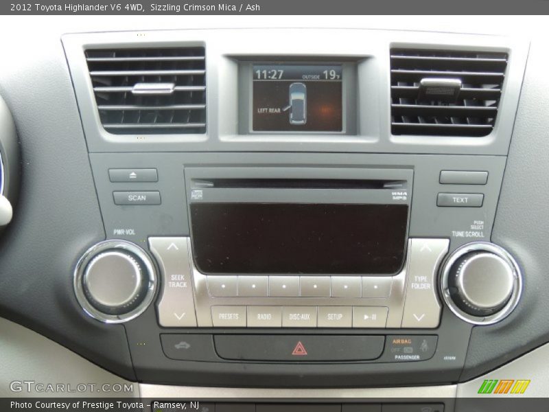 Sizzling Crimson Mica / Ash 2012 Toyota Highlander V6 4WD