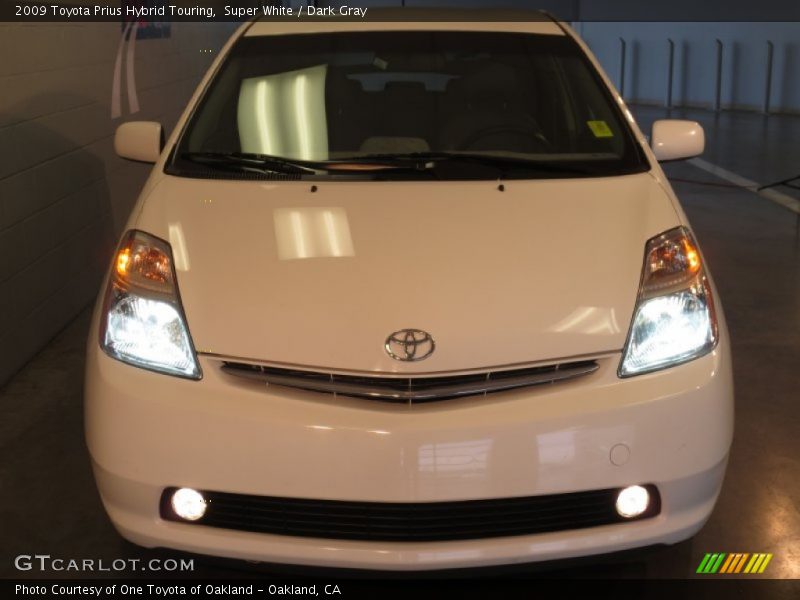 Super White / Dark Gray 2009 Toyota Prius Hybrid Touring