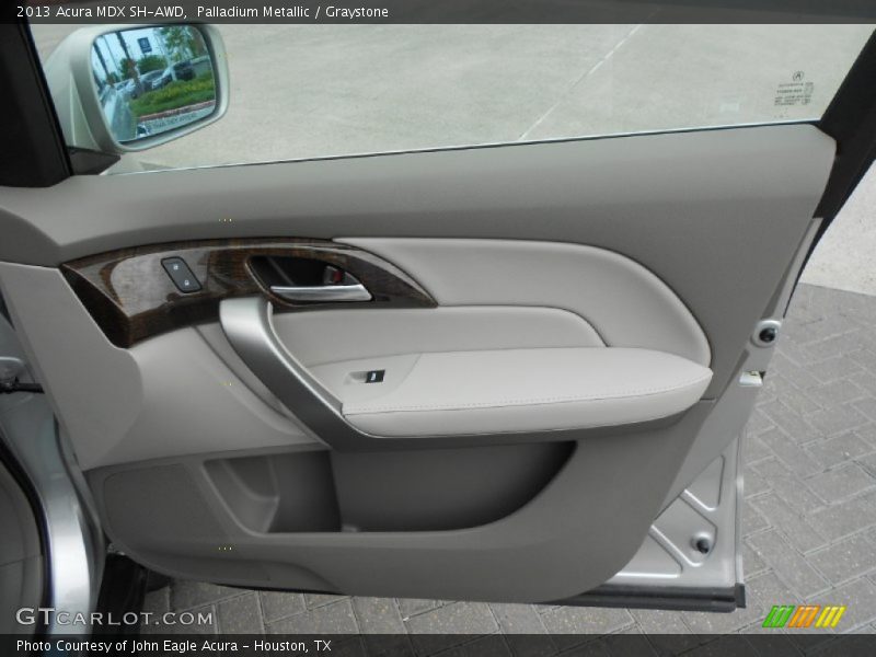 Palladium Metallic / Graystone 2013 Acura MDX SH-AWD