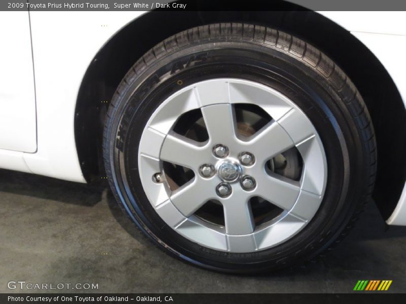 Super White / Dark Gray 2009 Toyota Prius Hybrid Touring