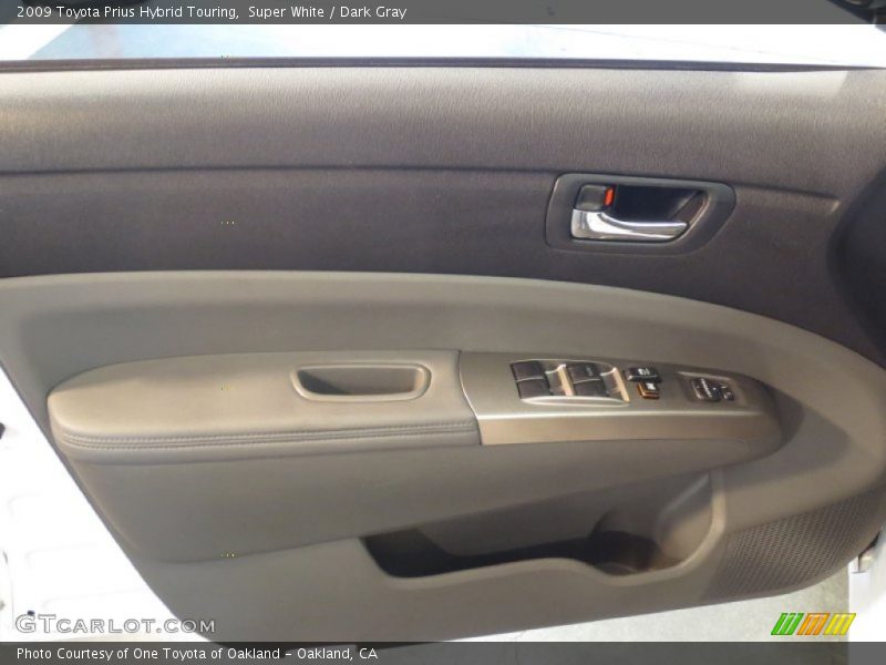 Super White / Dark Gray 2009 Toyota Prius Hybrid Touring