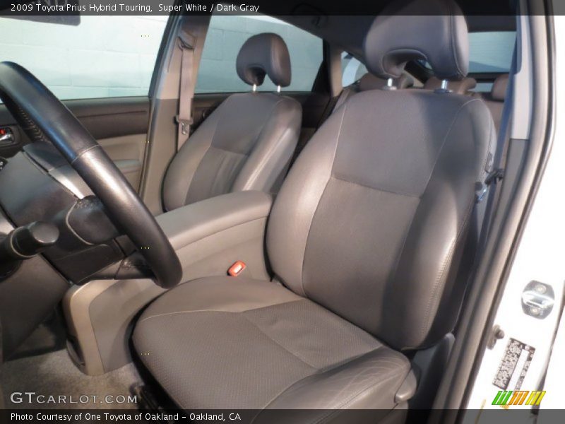 Super White / Dark Gray 2009 Toyota Prius Hybrid Touring