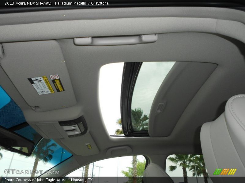 Palladium Metallic / Graystone 2013 Acura MDX SH-AWD