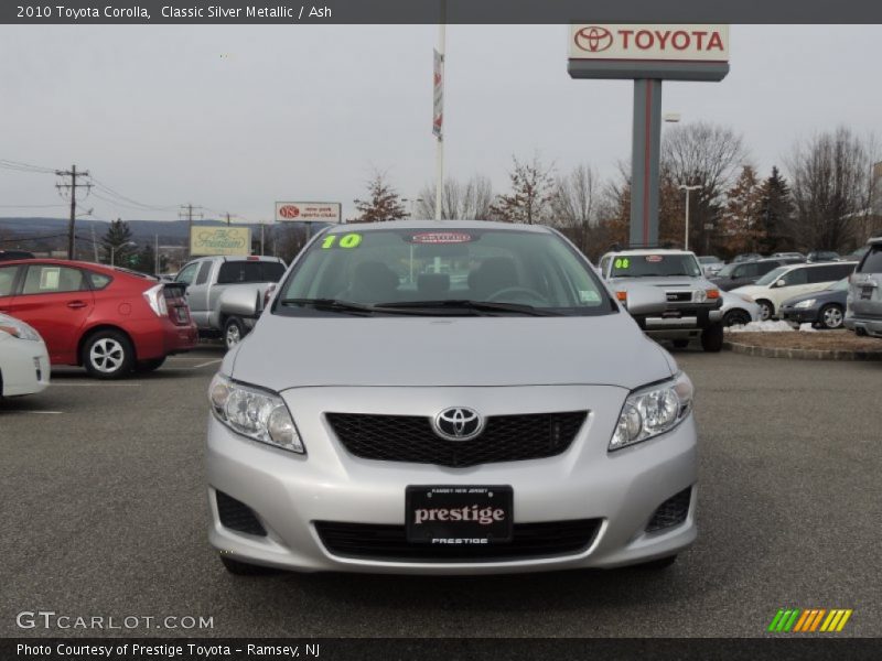 Classic Silver Metallic / Ash 2010 Toyota Corolla