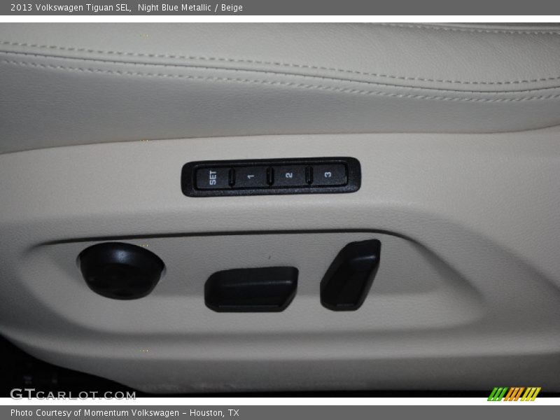 Night Blue Metallic / Beige 2013 Volkswagen Tiguan SEL
