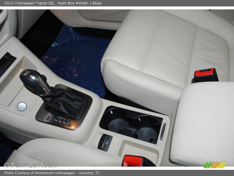 Night Blue Metallic / Beige 2013 Volkswagen Tiguan SEL