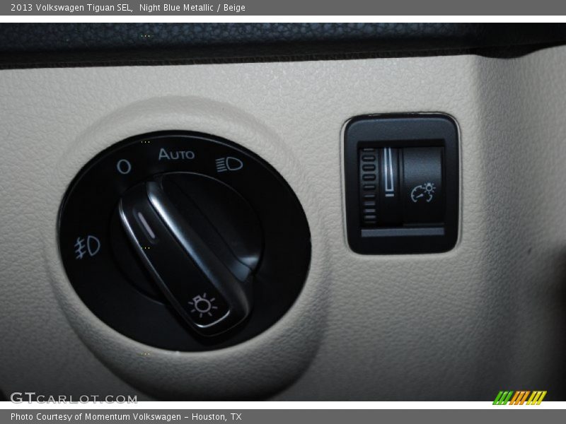 Night Blue Metallic / Beige 2013 Volkswagen Tiguan SEL